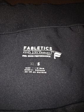 Fabletics Black Mens Scrub Pants